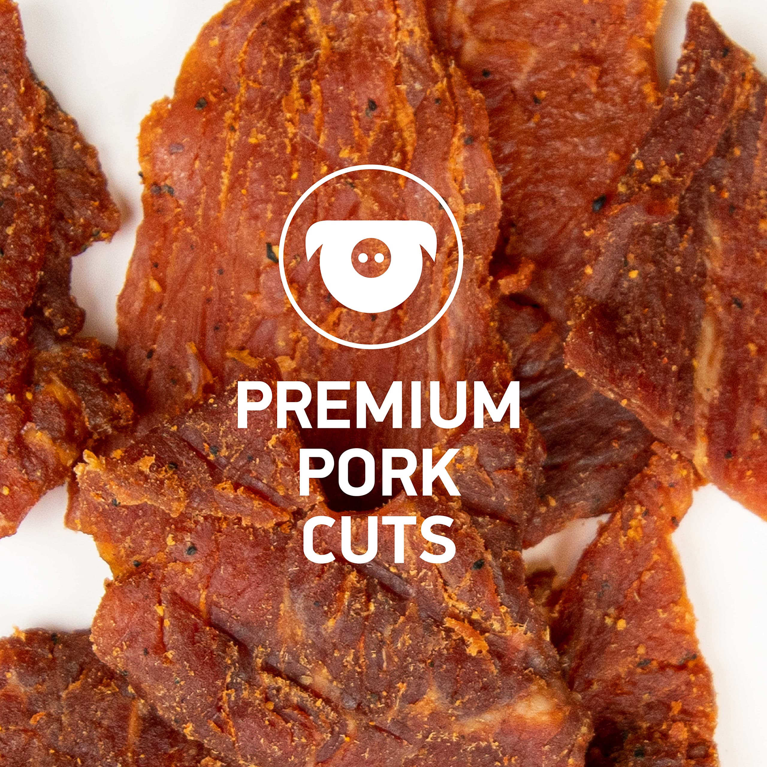 KRAVE All Natural Pork Jerky, Black Cherry BBQ - High Protein Snack, Gluten Free, Tender Meat Cuts, 12oz - Perfect for Hiking, Camping & On-the-Go Energy Boost