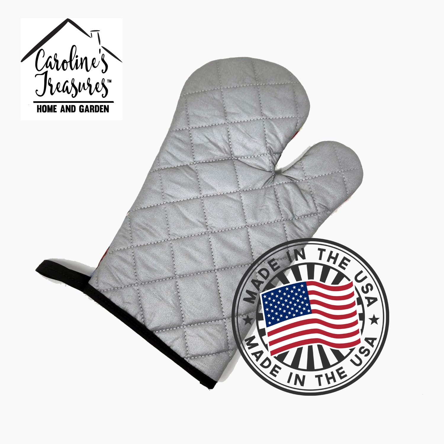 Golden Retriever Oven Mitt - Heat Resistant Kitchen Glove for Baking & Cooking | Thick Protection for Hot Pans & Oven Use | Cute Dog Design Home Decor | Perfect for Holiday Baking, BBQ Grilling & Kitchen Safety