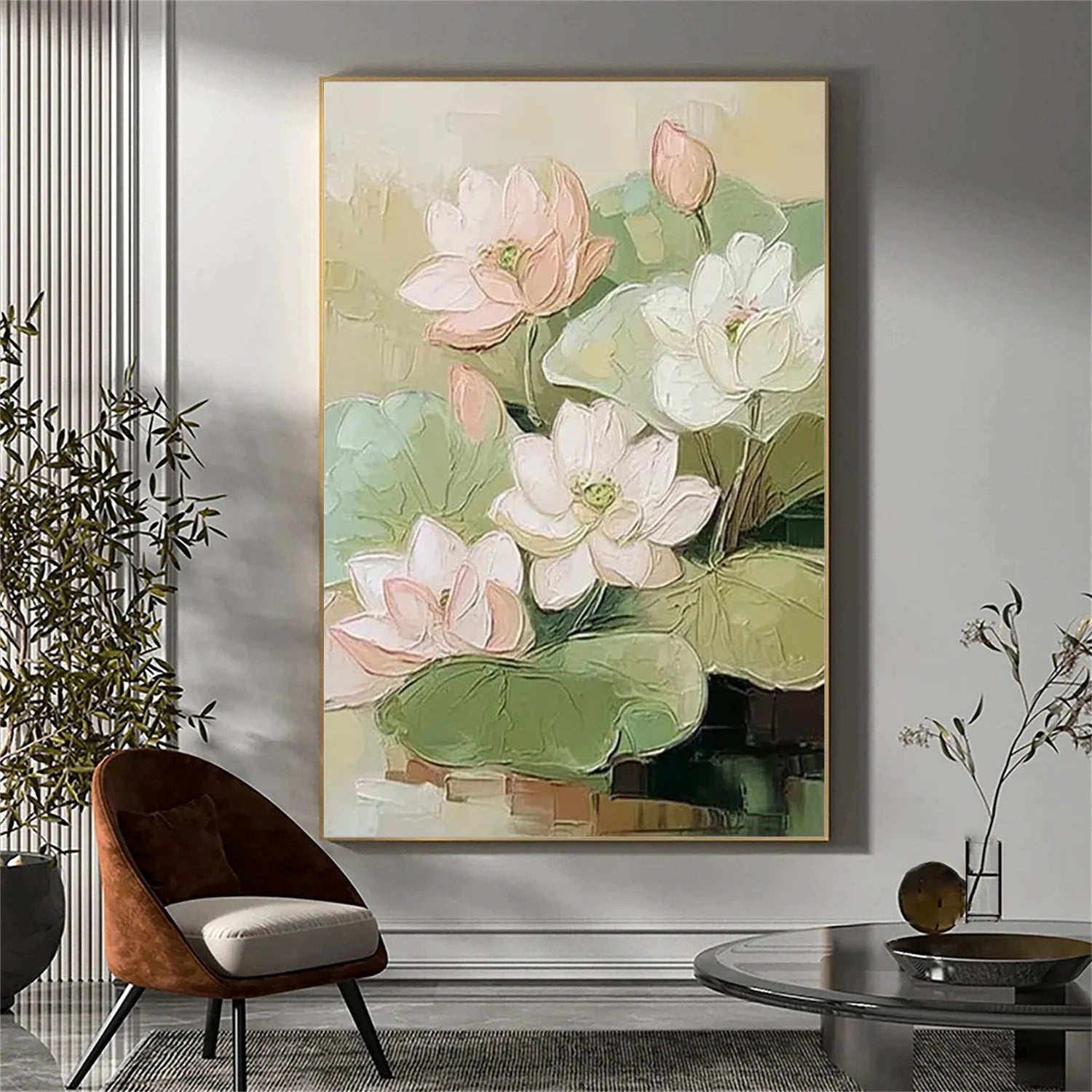 Abstract Canvas Art - Modern Floral and Tree Design #FT219 - Perfect for Living Room, Bedroom, and Office Wall Decor