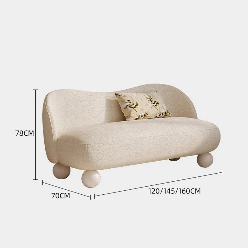 Modern Minimalist Living Room Sofa Set - 3-Piece Elegant Sectional Couch with Pillows for Small Spaces | Perfect for Apartments, Condos & Cozy Home Decor