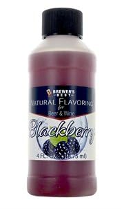 Brewer's Best Natural Blackberry Flavoring for Beer and Wine | Home Brewing & Craft Beverage Enhancer | Perfect for Ales, Ciders, and Cocktails