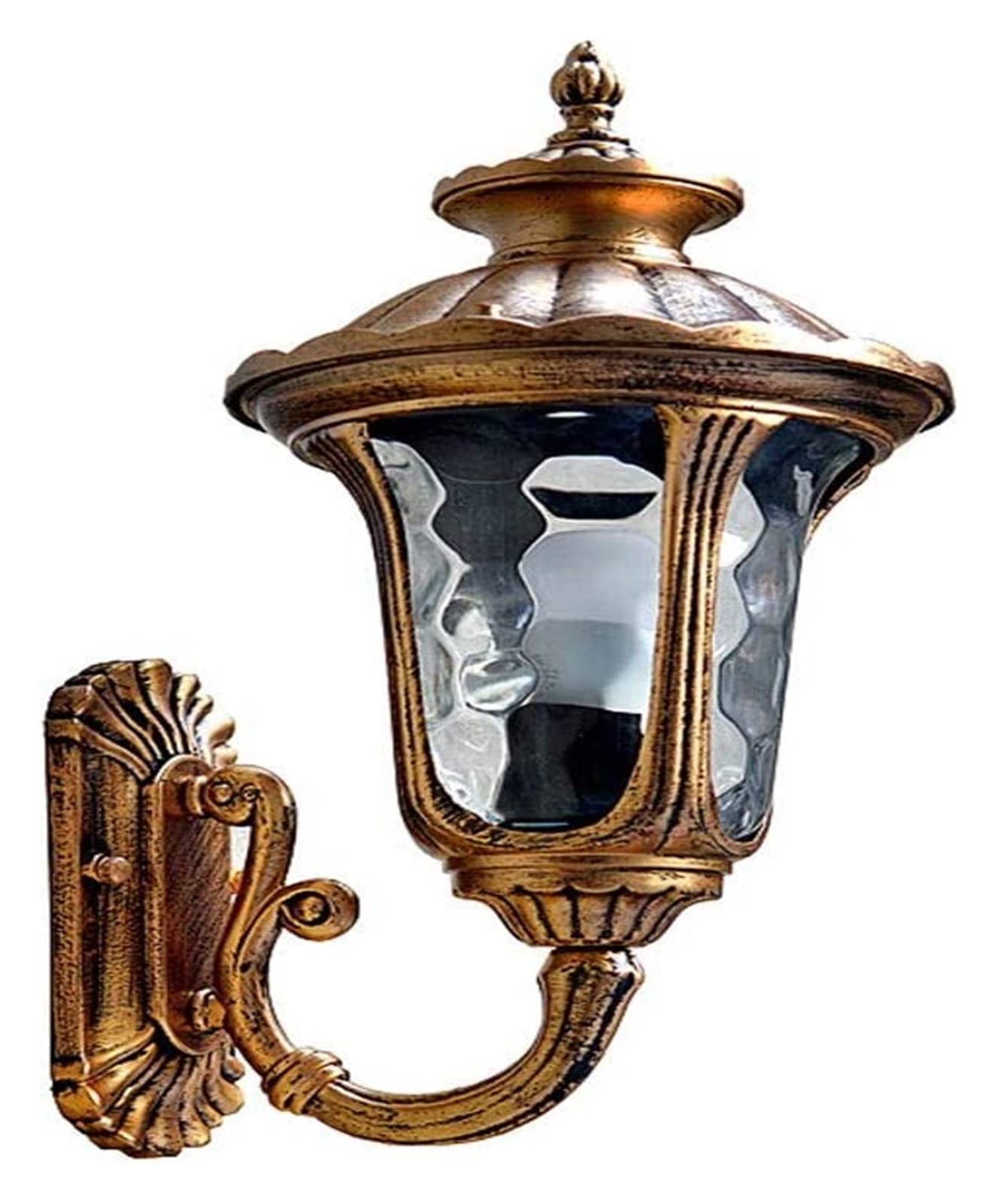 Vintage LED Outdoor Wall Lantern - Waterproof Metal Porch Light with American Country Style, Perfect for Garden, Balcony, Terrace, Bar, Corridor & Home Decor - Energy Efficient Exterior Lighting for Patio, Front Door & Backyard