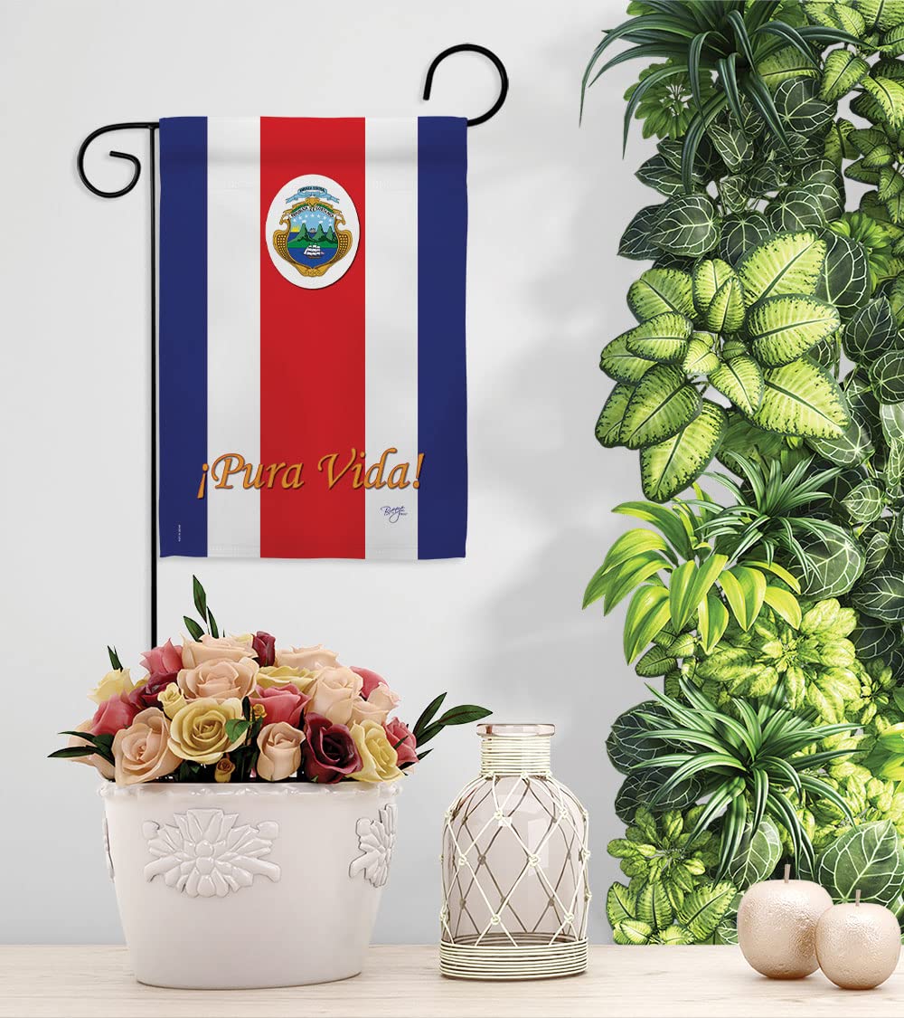 Costa Rica Garden Flag 13x18.5