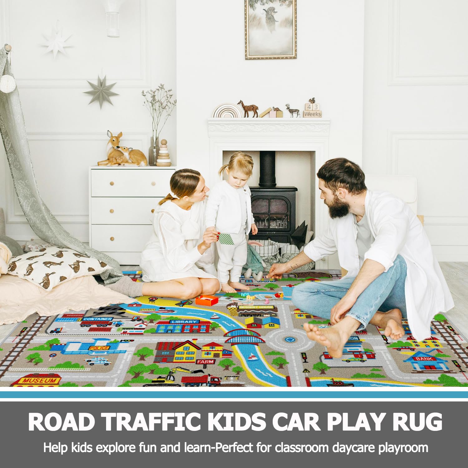 Kids Play Rug 6'6