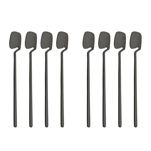 8Pcs Longspoon-Black