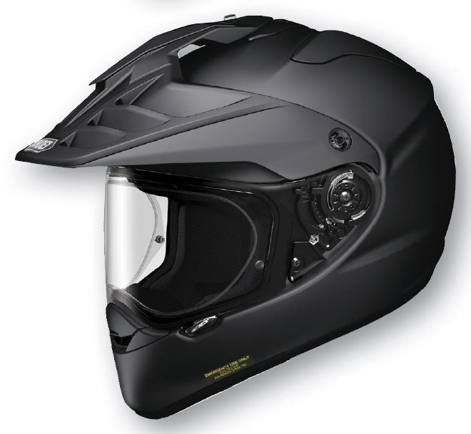 Shoei Hornet X2 Matte Black Motorcycle Helmet - Lightweight & Durable for Street & Adventure Riding