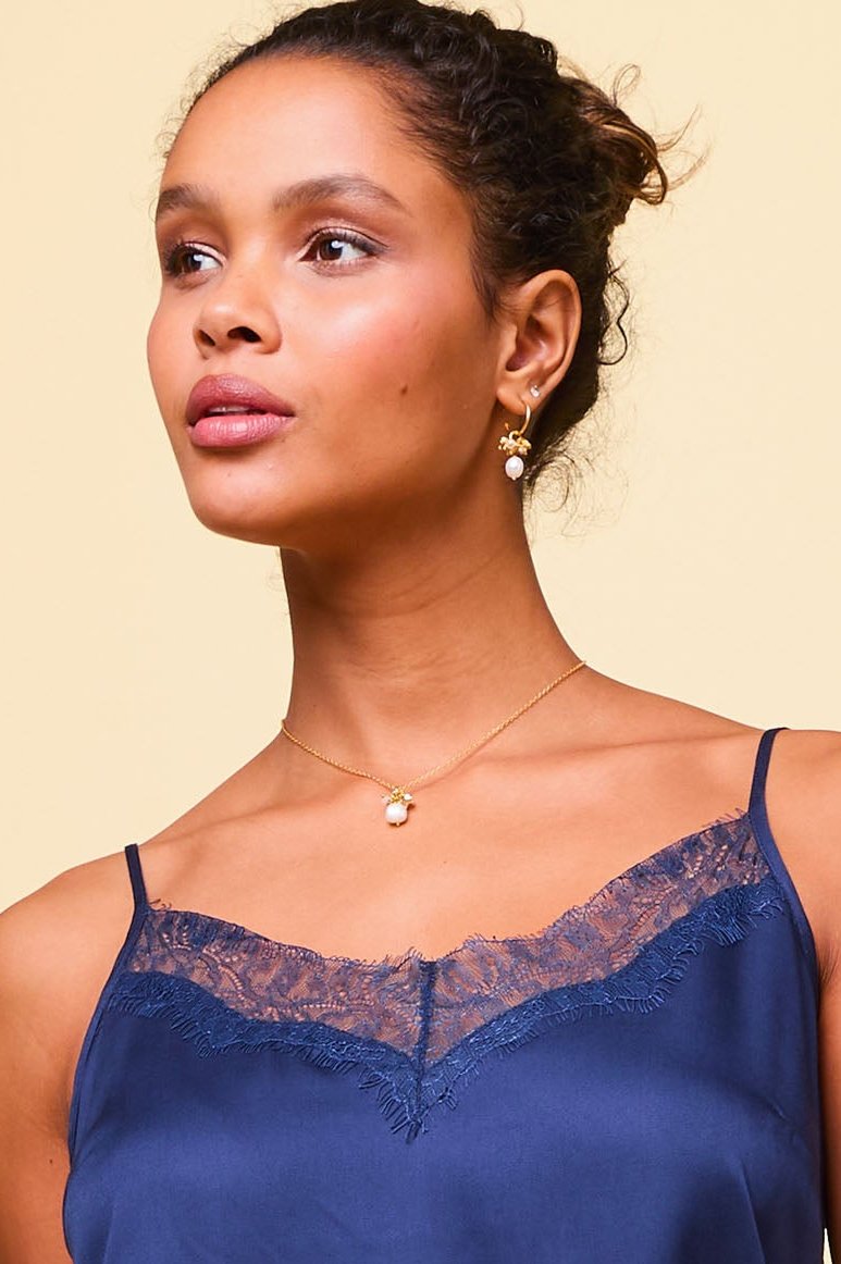 Hollie Gold Earrings for Women - Elegant Dainty Hoop Earrings for Everyday Wear | Perfect for Parties, Weddings & Office