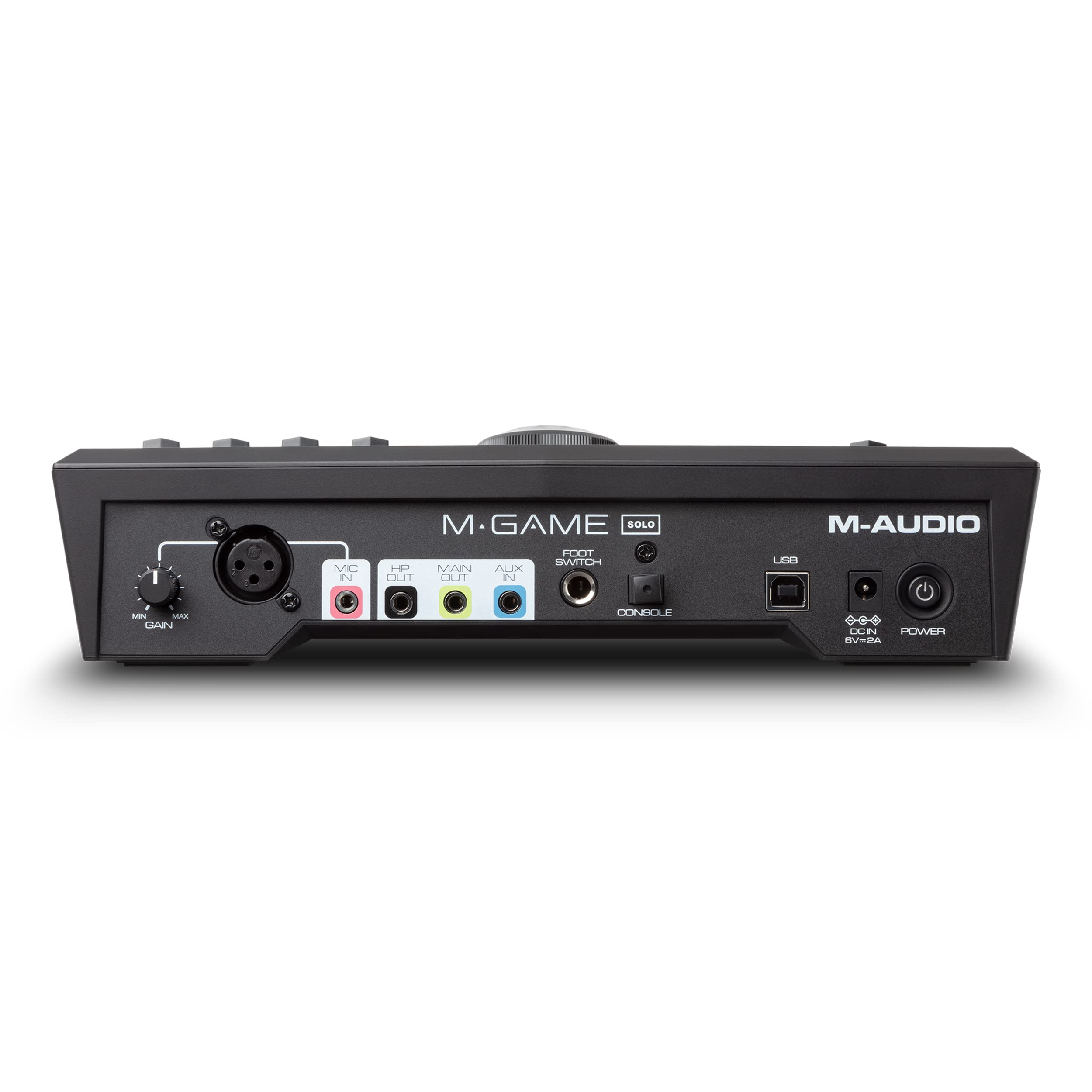 Solo USB Audio Interface Mixer for Streaming & Gaming - XLR Mic Input, Optical Input, Voice Effects, Sampler, LED Lights & Software - Perfect for Podcasting, Live Streaming & Music Production