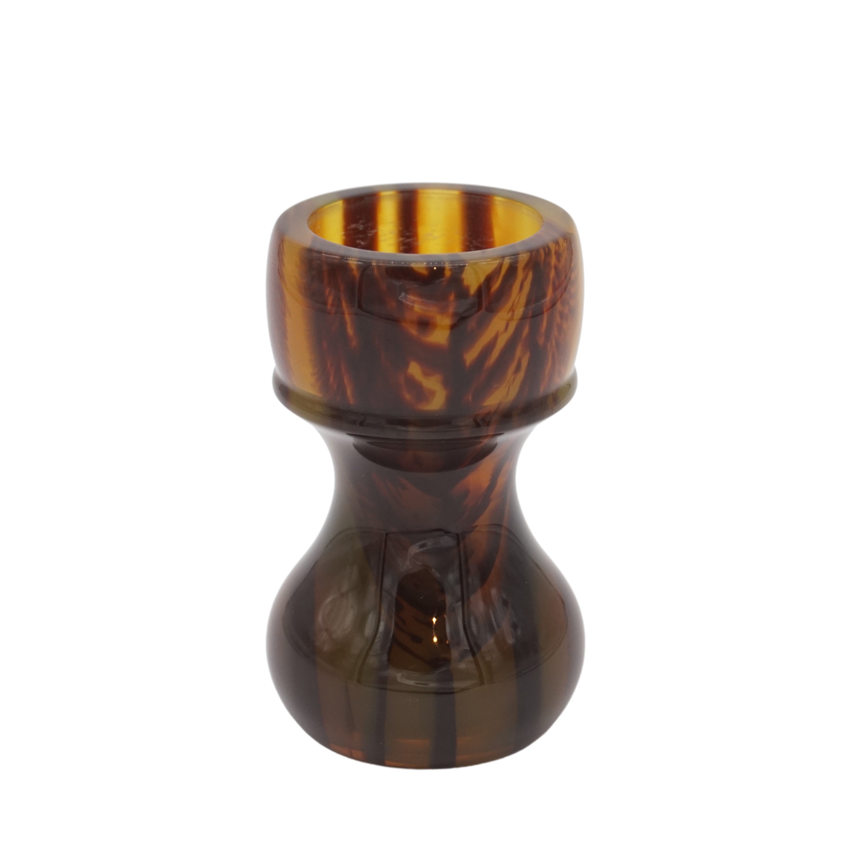 Premium Tortoise Handcrafted Shaving Brush Handle for 24mm & 26mm Knots - Durable Wooden Razor Brush Replacement - Perfect for Wet Shaving & Grooming Gifts