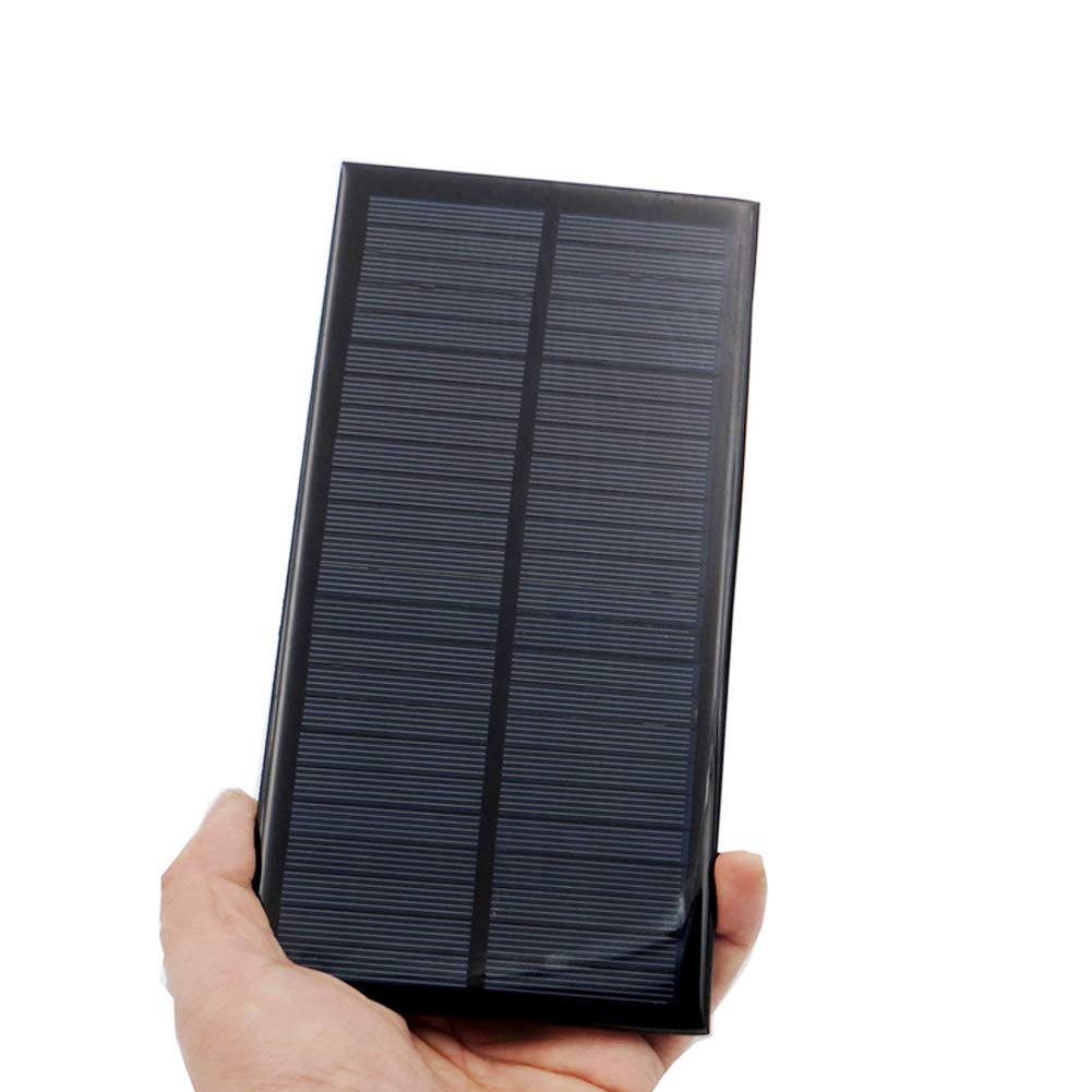 12V 2.5W Polycrystalline Solar Panel Kit - Waterproof Resin Encapsulated DIY Solar Charger for Batteries, Phones & Small Electronics - Perfect for RV, Camping, Emergency Power & Outdoor Activities