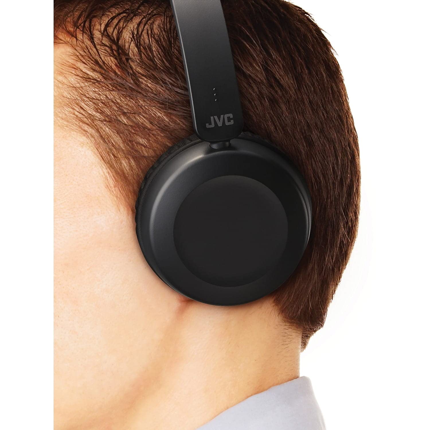 JVC HAS31BTB Foldable Wireless Bluetooth On-Ear Headphones with Built-in Mic - Lightweight & Comfortable for Travel, Workout, and Commuting