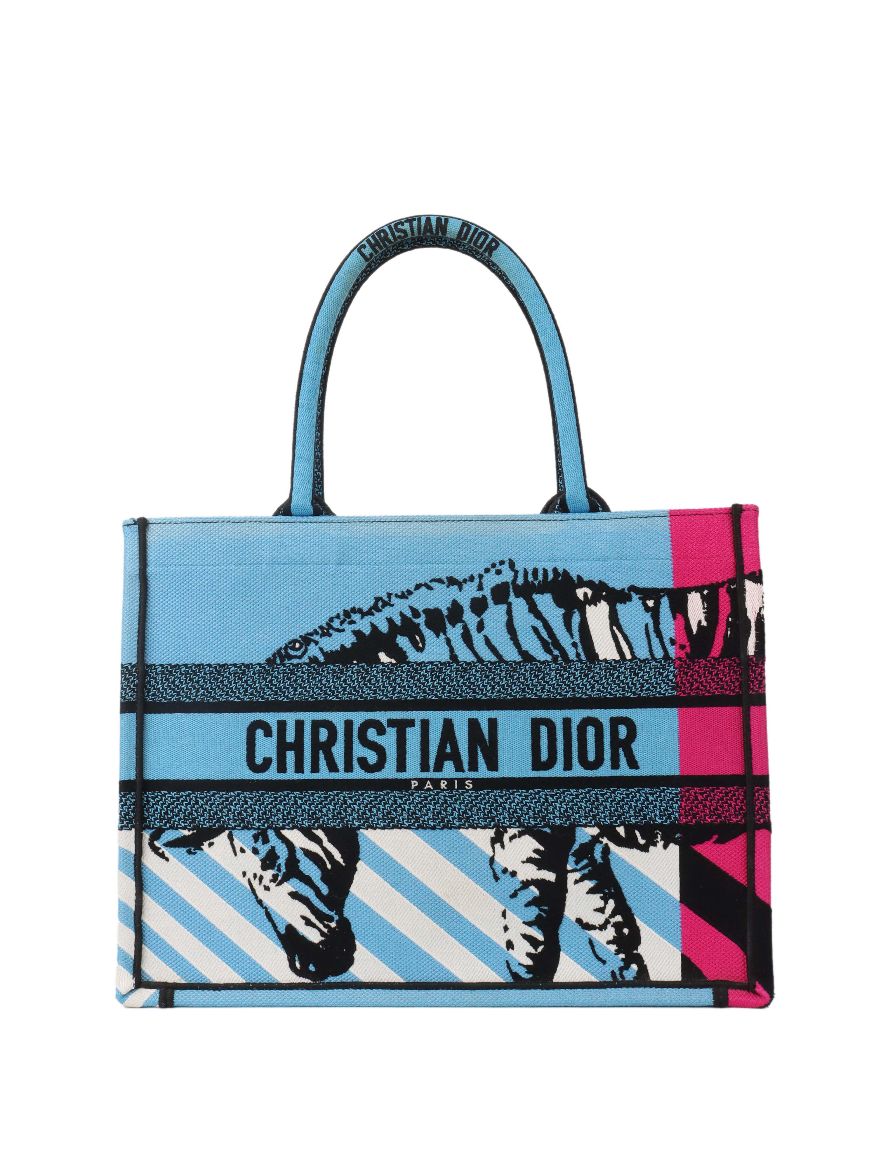 Dior Small Book Tote Bag in Blue - Luxury Designer Handbag for Women | Perfect for Work, Travel & Everyday Use