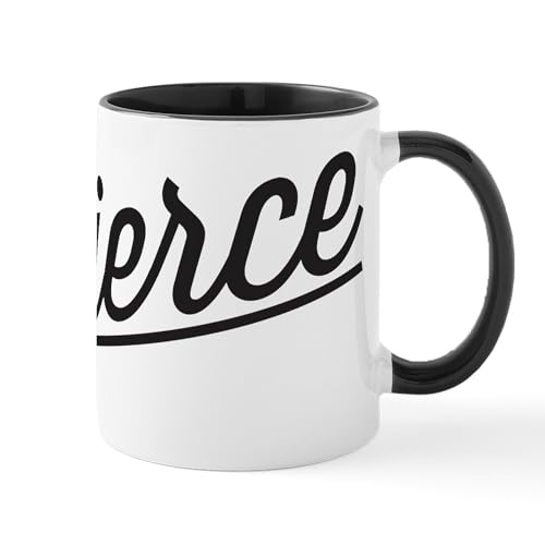 White/Black Inside - Fierce Mug