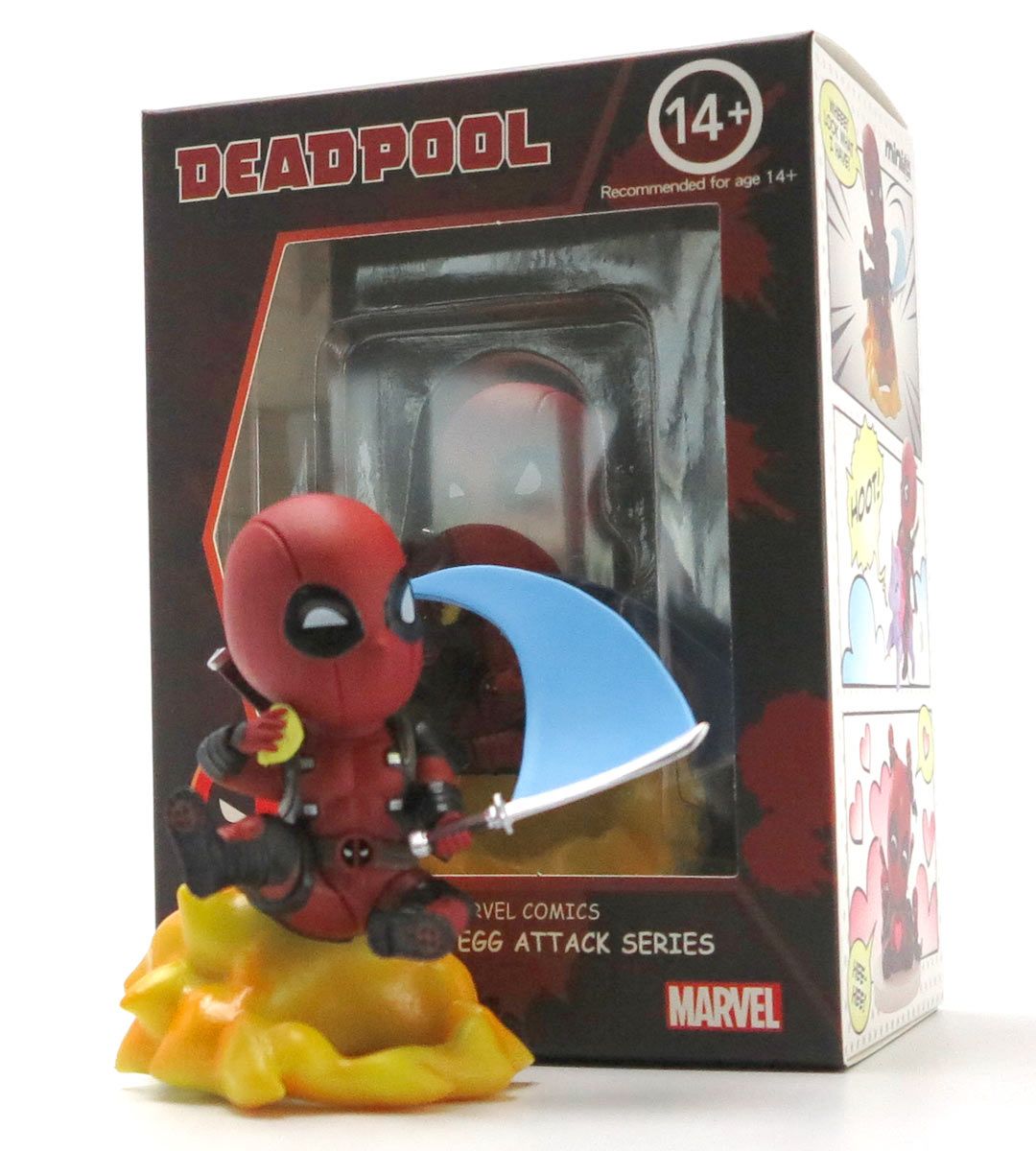 Mini Egg Attack Series Deadpool Ambush Action Figure - Marvel Collectible for Display & Gifts - Perfect for Comic Fans & Toy Collectors