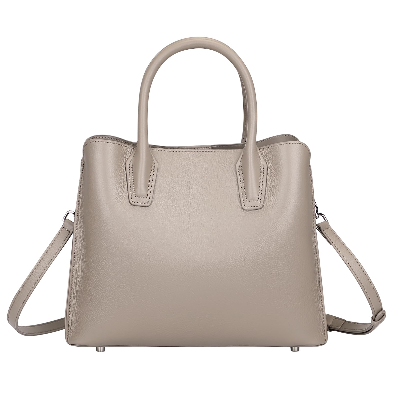 Genuine Leather Satchel Bags for Women - Classic Crossbody & Top Handle Purse for Work & Travel