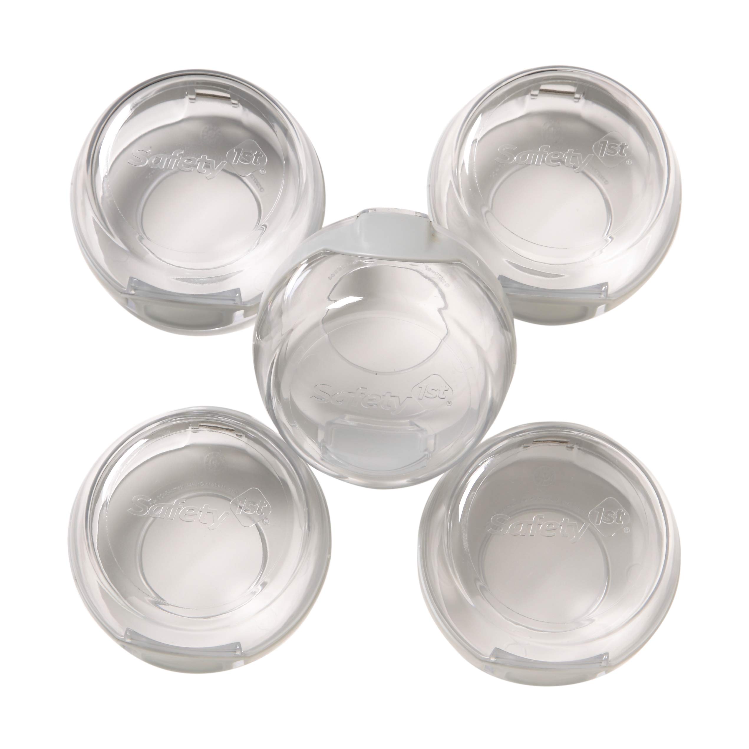 Safety 1st Child Proof Stove Knob Covers - Clear View Stove Knob Safety Covers (Set of 5) | Baby Proofing Kitchen Safety | Prevent Toddler Burns & Accidents | Gas & Electric Stove Protection