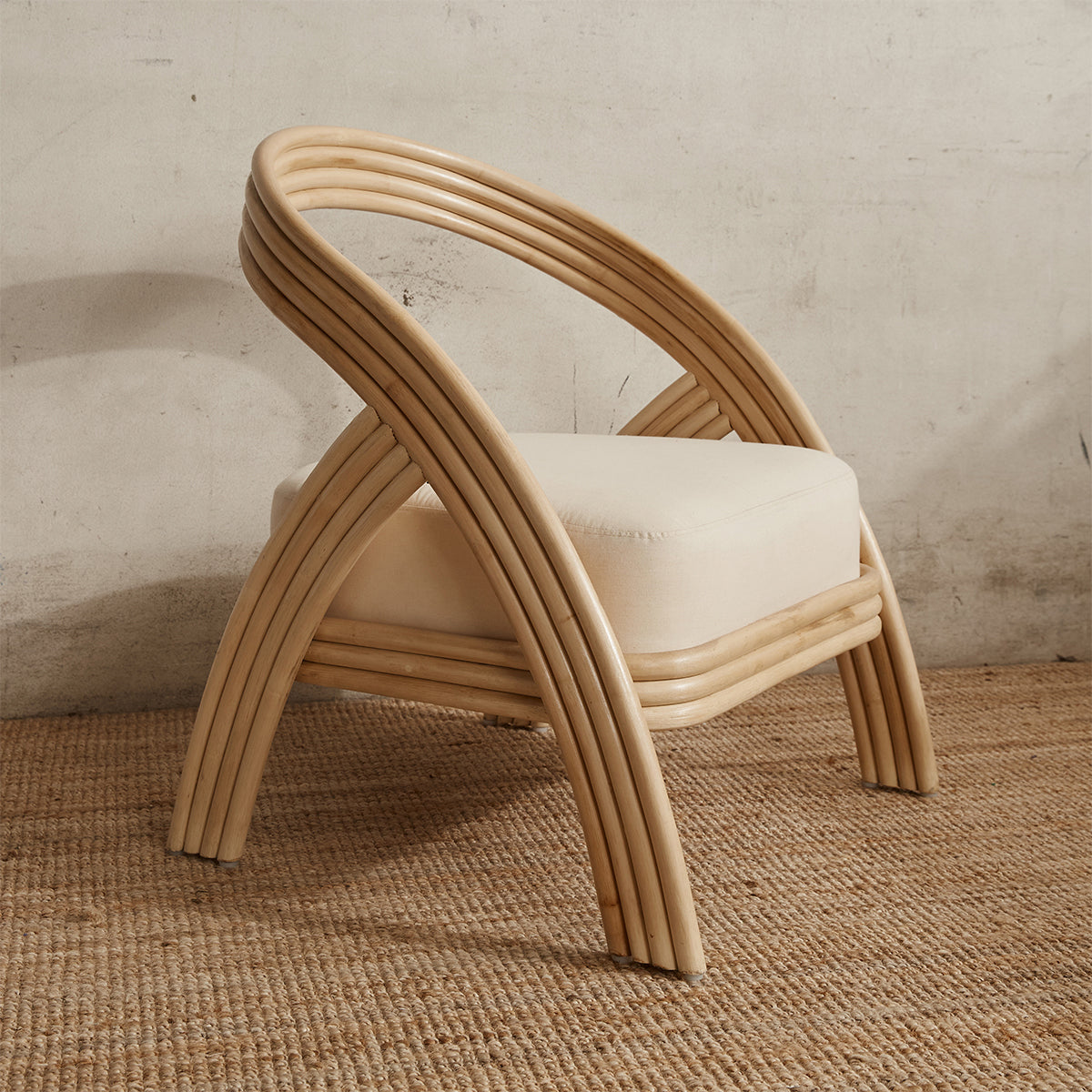 Mcmullin Ida Armchair - Modern Accent Chair for Living Room, Bedroom, Office - Stylish Upholstered Lounge Chair with Wooden Legs - Perfect for Relaxing, Reading, or Adding Elegance to Your Space
