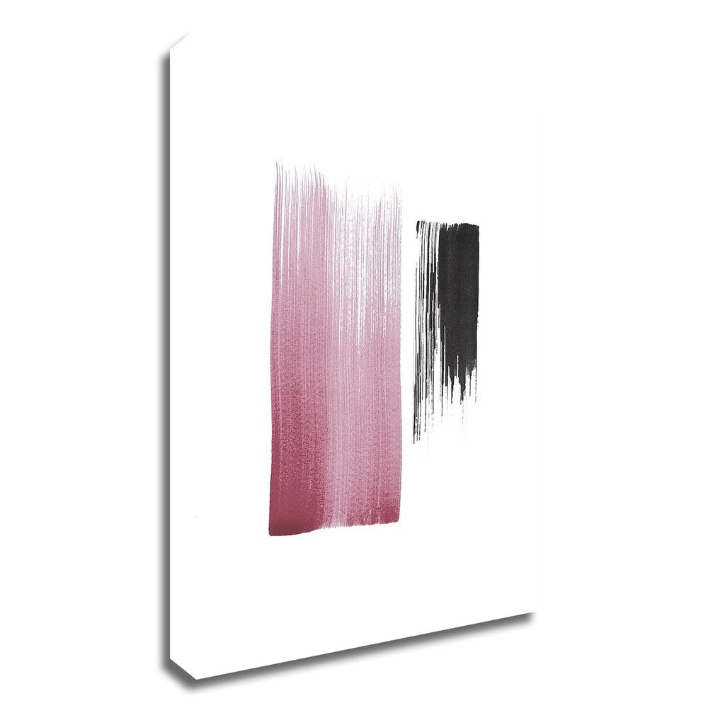 Black & Blush by Iris Lehnhardt - Premium Canvas Wall Art Print, Ready to Hang - Perfect for Living Room, Bedroom & Office Decor