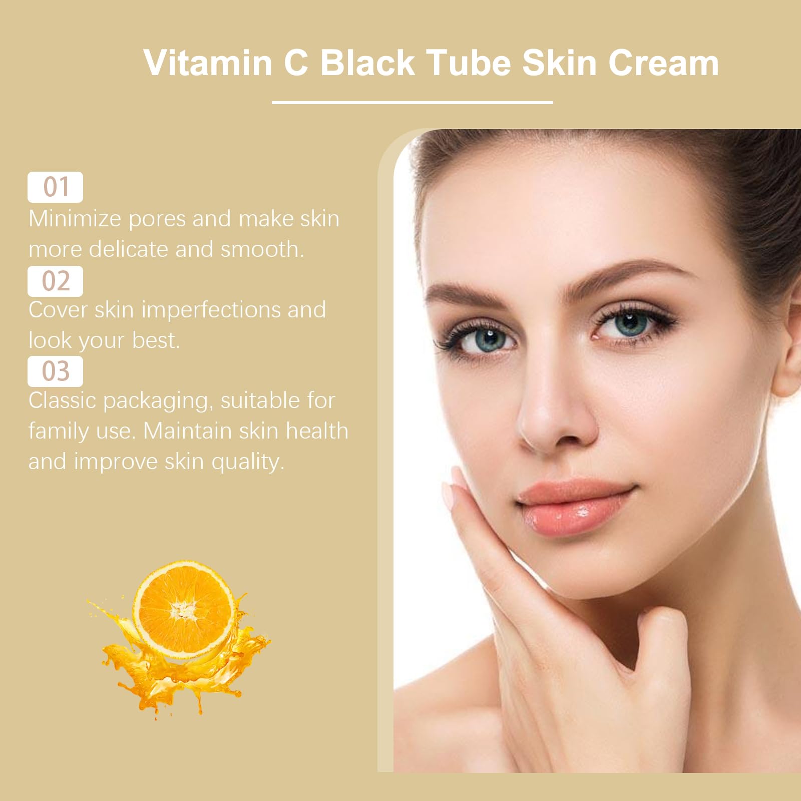 Nicotinamide & Vitamin C Brightening Face Cream - Dark Spot Corrector, Hydrating Anti-Aging Moisturizer (3 Pack) | For Day & Night Use, Perfect for Dry & Dull Skin