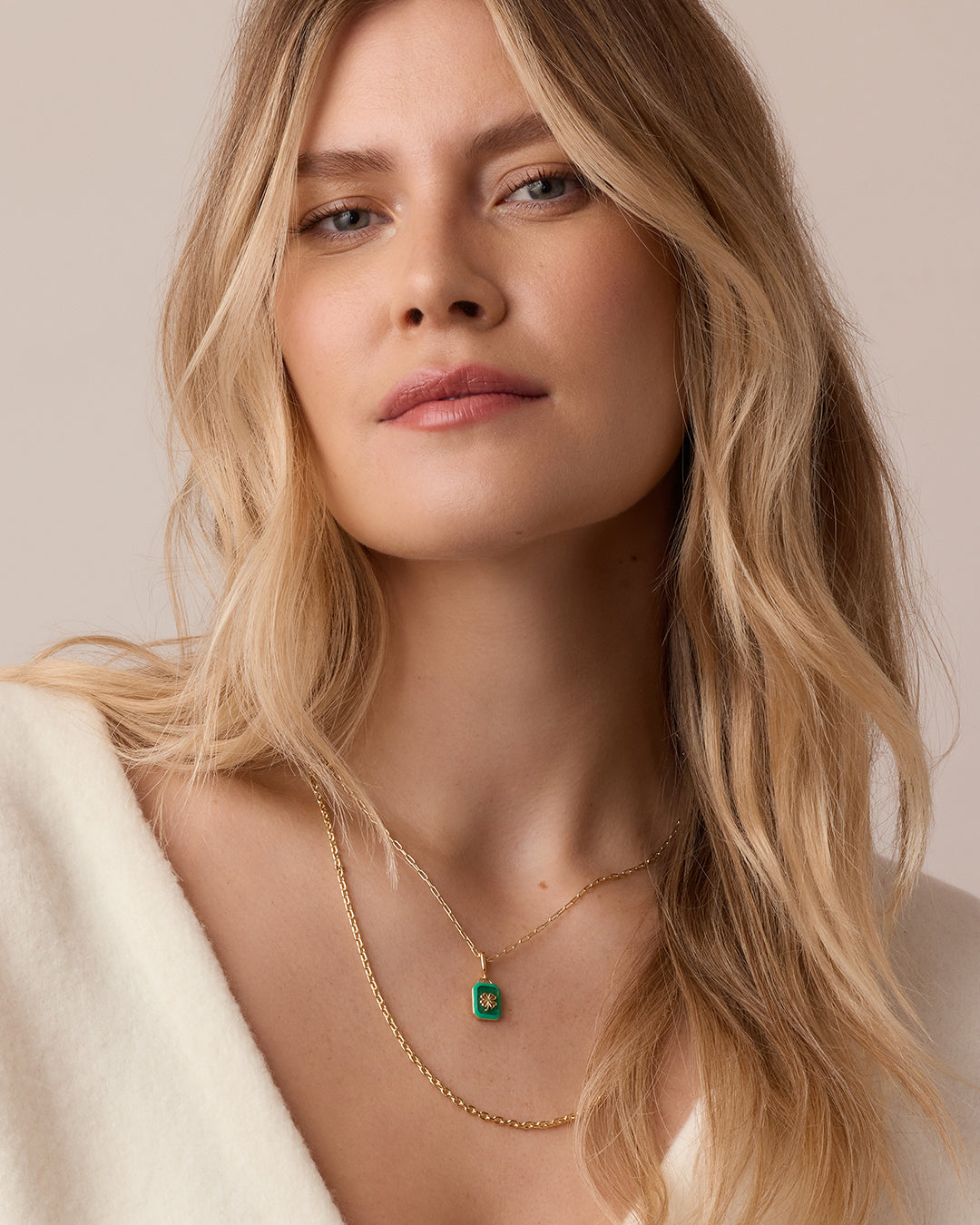 Power Gemstone Parker Charm Necklace for Good Luck - Elegant Crystal Pendant Jewelry for Women, Gift for Her - Perfect for Daily Wear, Special Occasions & Energy Healing