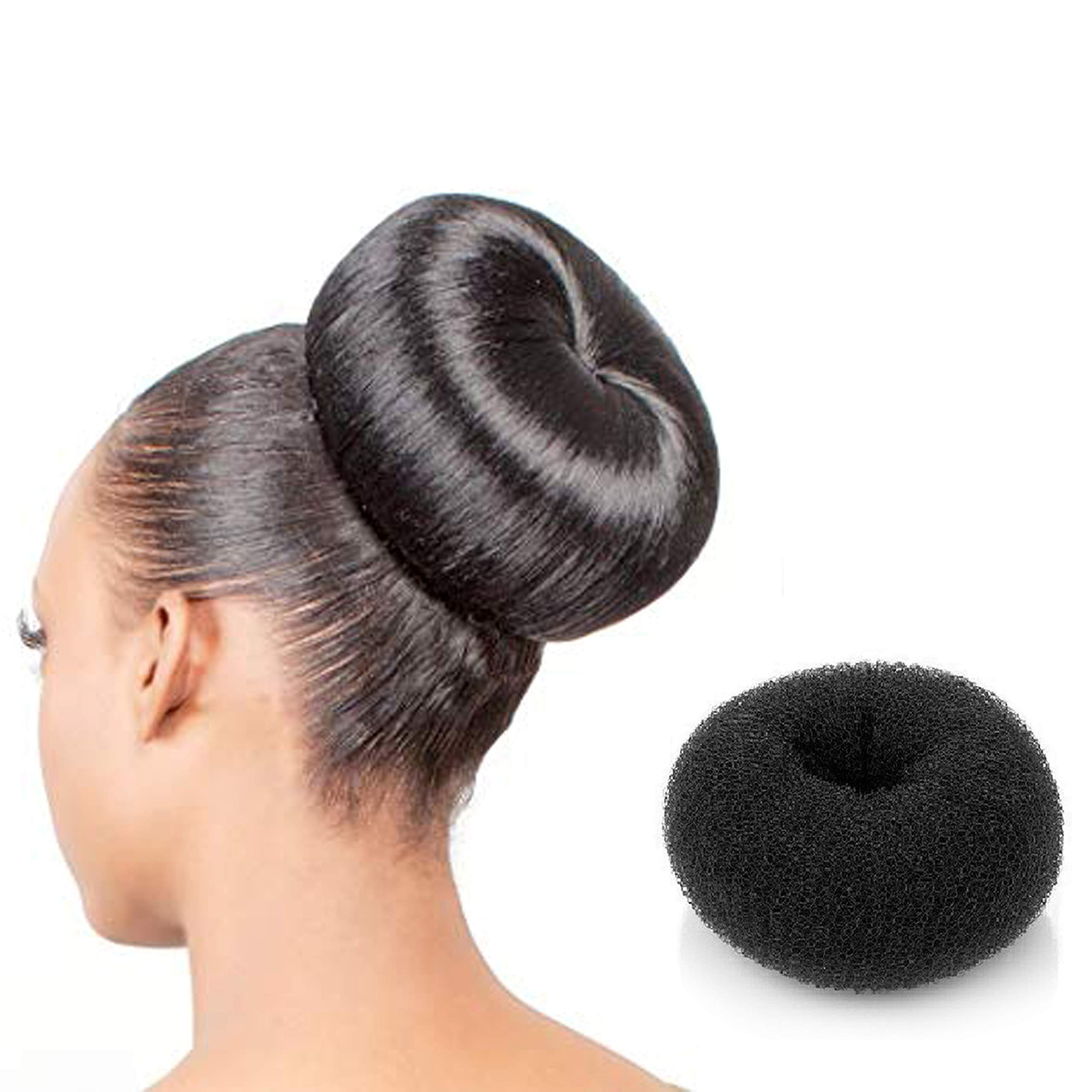 BOXO Salon Hair Bun Maker Donut - 15 Grams (Pack of 1) - Perfect for Updos, Ponytails & Professional Styling