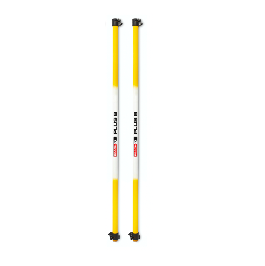PLUS A & PLUS B Water Fed Pole Extensions for Window Cleaning - Professional Telescopic Pole for High Reach Exterior Cleaning, Car Washing, and Hard-to-Reach Surfaces