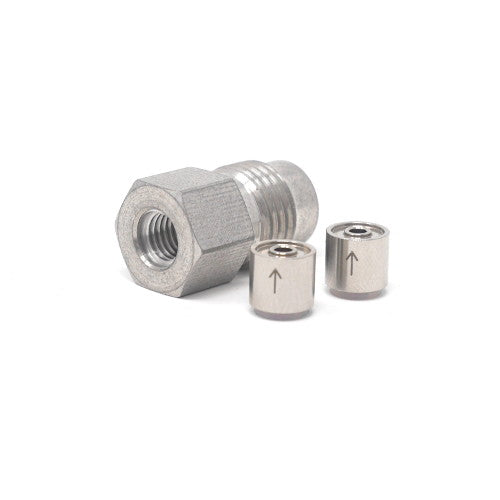 Stainless Steel Double Capsule Check Valve Kit - High Pressure & Corrosion Resistant for Water, Oil, and Gas Systems - Perfect for Plumbing, Industrial, and Automotive Applications