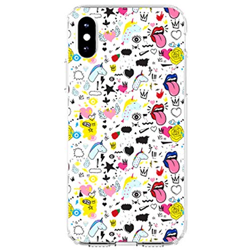 Girl Power - Unicorn Crowns Loud Mouth On Clear Case