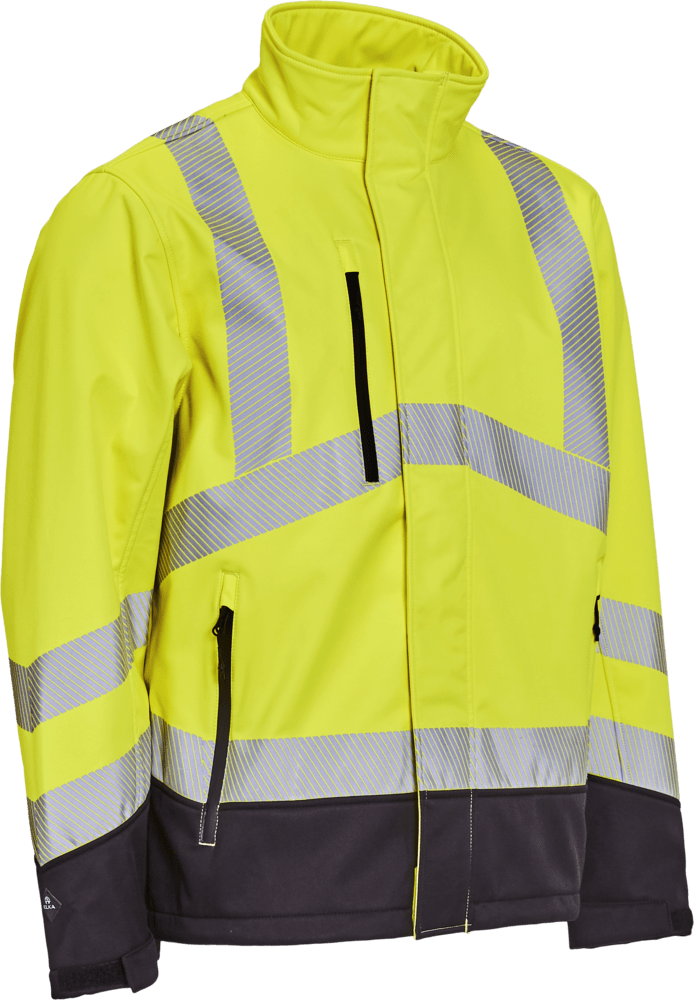 ELKA Visible Xtreme Softshell Jacket - Waterproof Windproof Outdoor Jacket for Men & Women - Perfect for Hiking, Running, Cycling & Winter Sports