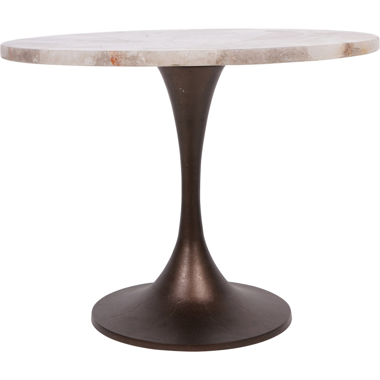 Bosworth Smokey Quartz Side Table - 16.5