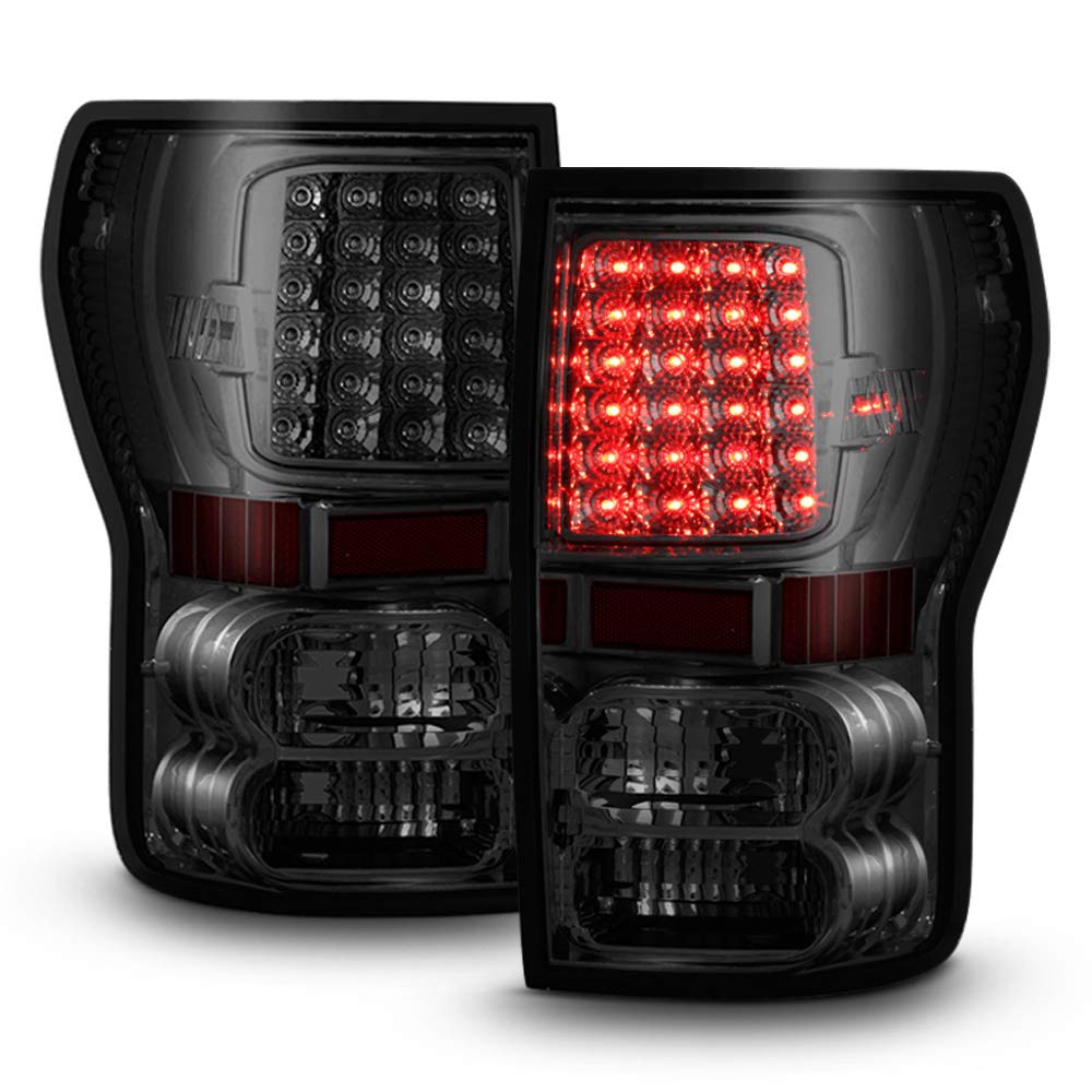 ACANII LED Brake Tail Lights for 2007-2013 Toyota Tundra Pickup Truck - Pair (Left & Right) - Bright & Durable Replacement Lamps - Perfect for Night Driving & Enhanced Safety