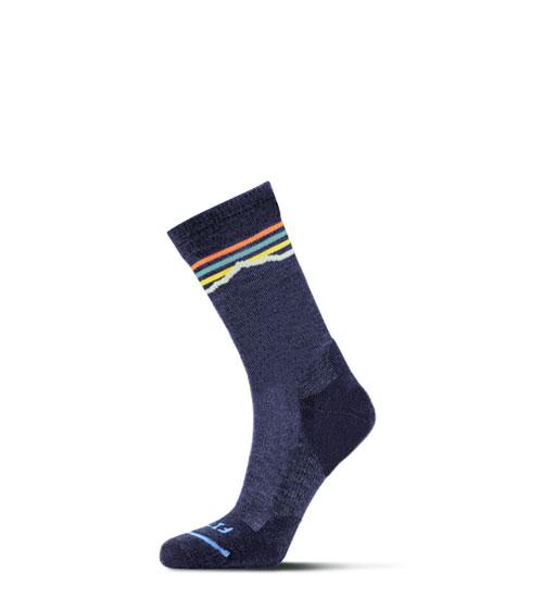Light Hiker Crew Socks - Moisture-Wicking Hiking Socks for Men & Women - Perfect for Outdoor Adventures & Trail Running