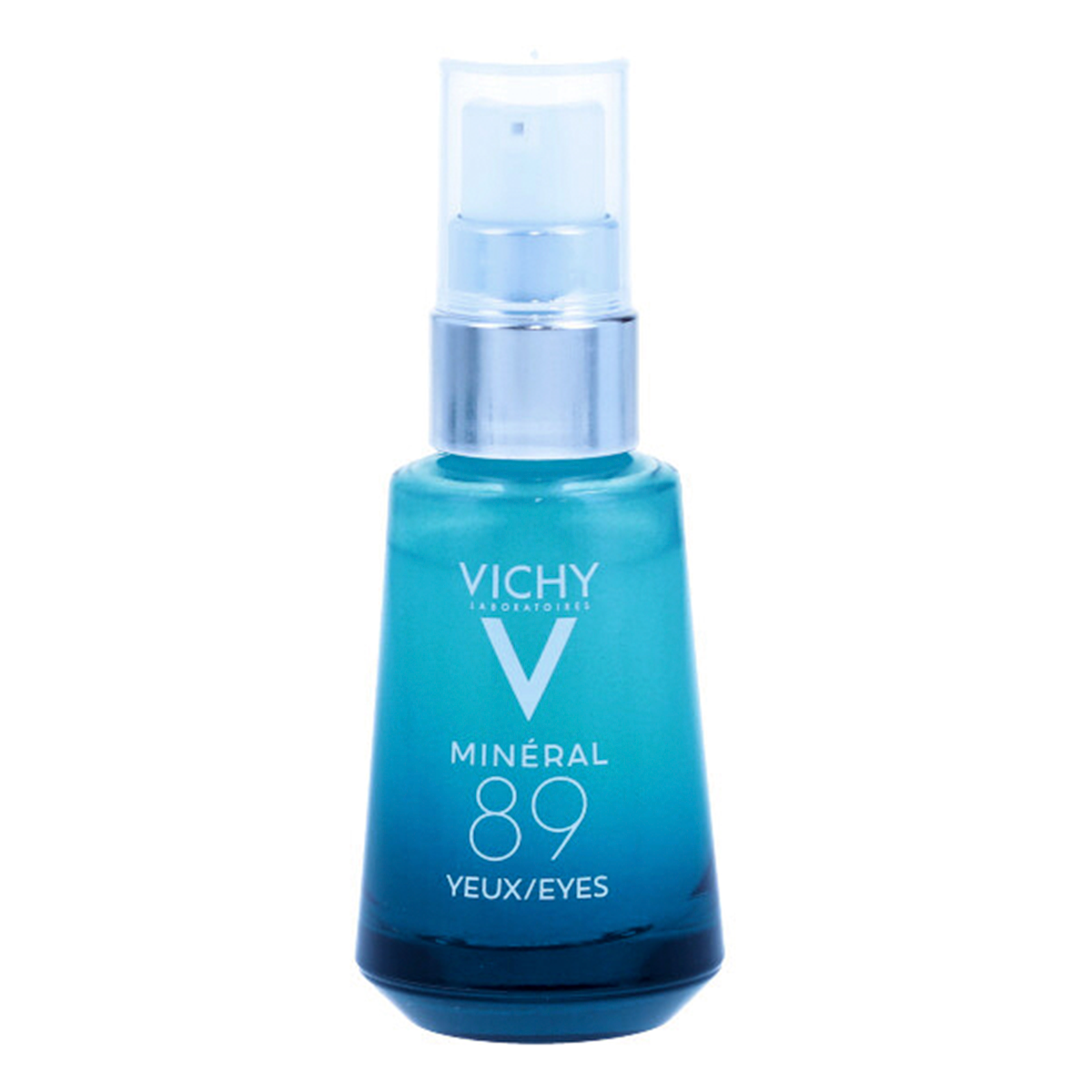 Vichy Mineral 89 Eye Serum - Hydrating & Repairing Eye Cream for Dark Circles & Puffiness - 0.5 fl oz - Daily Under Eye Treatment for Sensitive Skin - Perfect for Morning & Night Skincare Routine