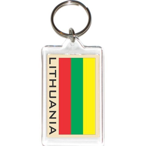 FNG Clear Acrylic Keychain Holders with Flag Design - Durable Unisex Key Rings for Men & Women - Perfect for Home, Office, Travel and Gift Giving