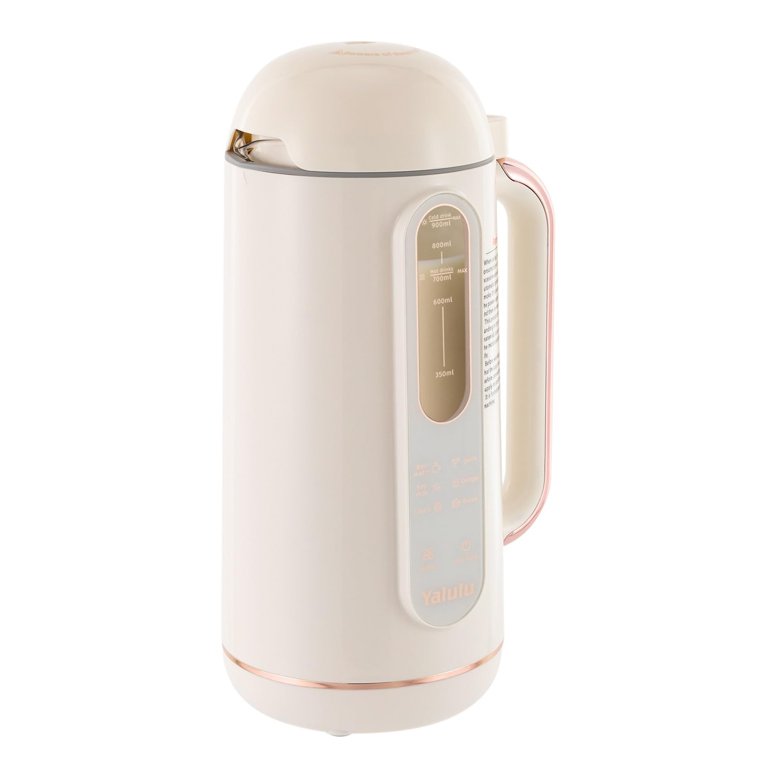 Automatic Nut Milk Maker - Electric Soybean Milk Machine with Visual Window, 10 Blades, 30oz Capacity | Hot & Cold Dual Use, Self-Cleaning | Perfect for Almond Milk, Soy Milk, Smoothies, Juices & Baby Food | Ideal for Home Kitchen, Vegan Diet & Healthy Lifestyle
