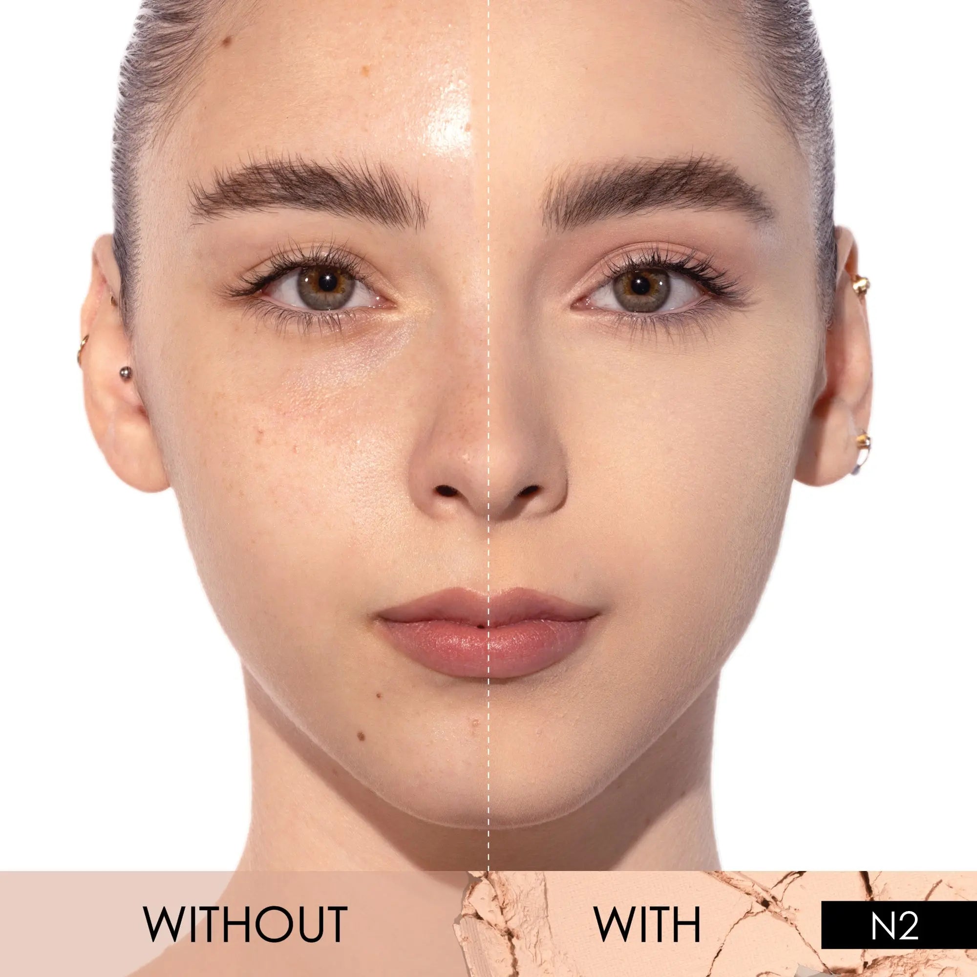 HY GLAM Powder Foundation - Long Lasting Matte Finish, Oil Control & Full Coverage Makeup for Flawless Skin | Perfect for Daily Wear, Special Occasions & Photography