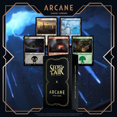 Magic: The Gathering Secret Lair - Arcane Lands (Non-Foil) | Premium MTG Land Cards for Collectors & Players | Perfect for Commander, Modern & Casual Gameplay