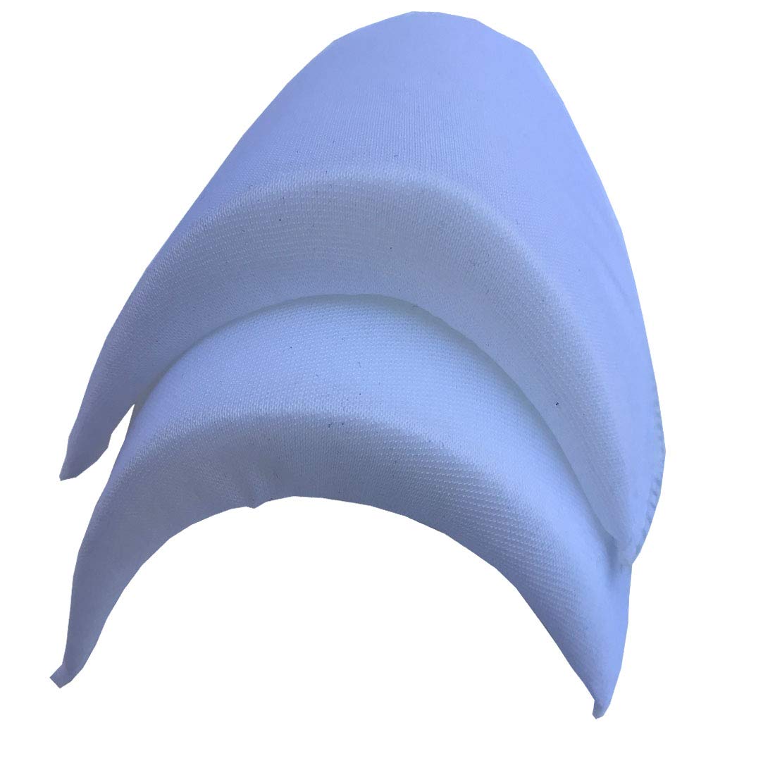 Premium Shoulder Pads for Men - 2 Pairs White & 2 Pairs Black Sponge Foam Shoulder Inserts for Jackets, Blazers, T-Shirts & Dresses - DIY Sewing Accessories for Tailoring & Enhancing Shoulder Shape - Perfect for Formal Wear, Cosplay & Costume Design