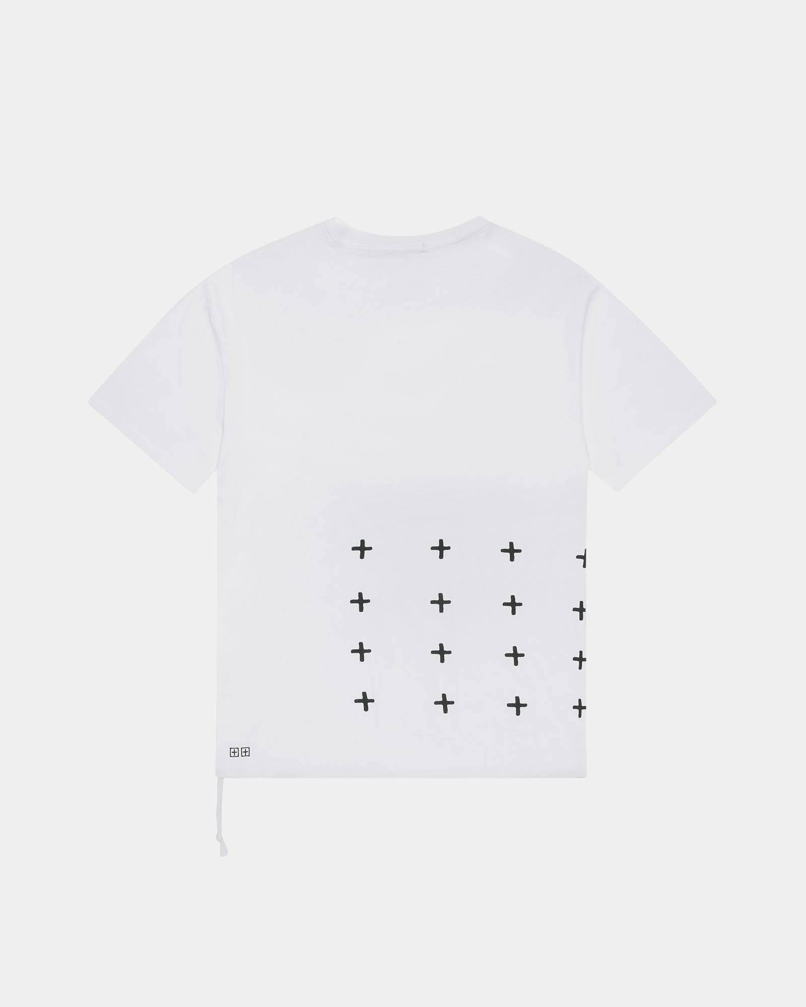 4 X 4 BIGGIE SS TEE OPTIC WHITE - Men's Graphic T-Shirt with Vintage Style for Casual Wear and Street Fashion