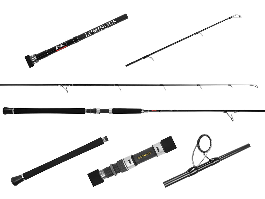Jigging World Luminous Popping Fishing Rods - High Performance Saltwater Fishing Gear for Night Fishing & Offshore Angling