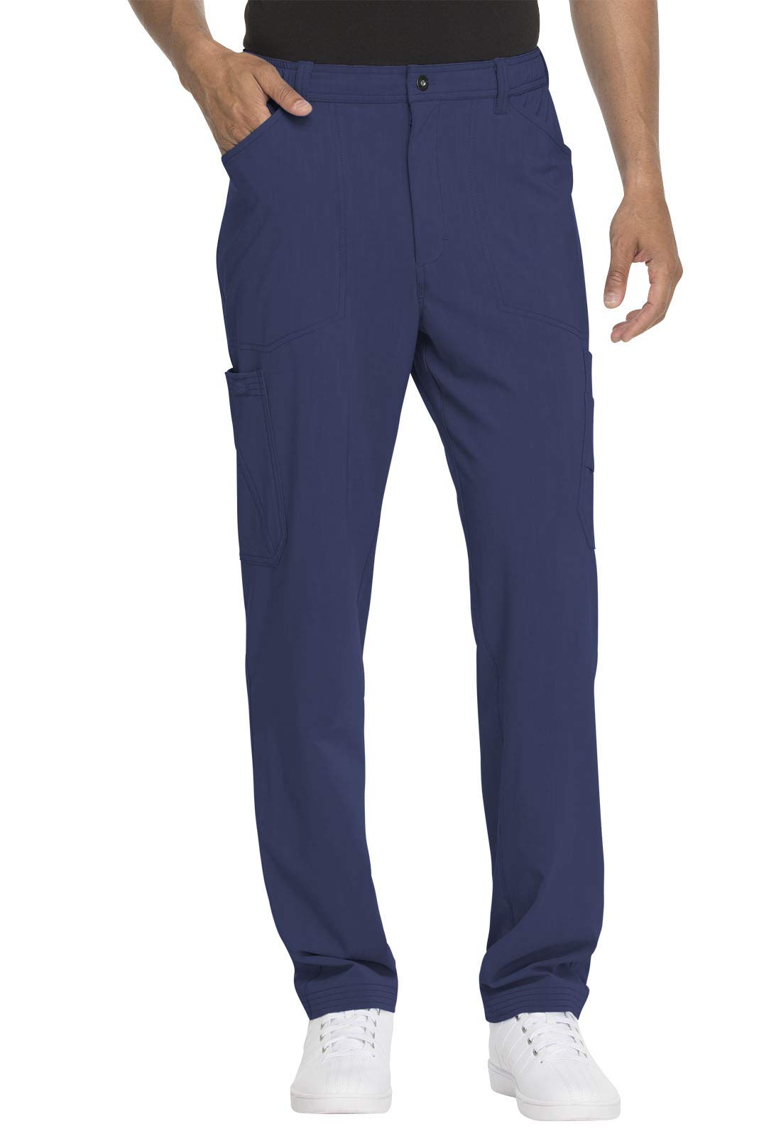 Dickies DK205 Men's Scrubs Pants - Straight Leg, Zip Fly, Cargo Pockets - Comfortable Medical Uniform for Doctors & Nurses - Perfect for Hospitals, Clinics & Healthcare Work