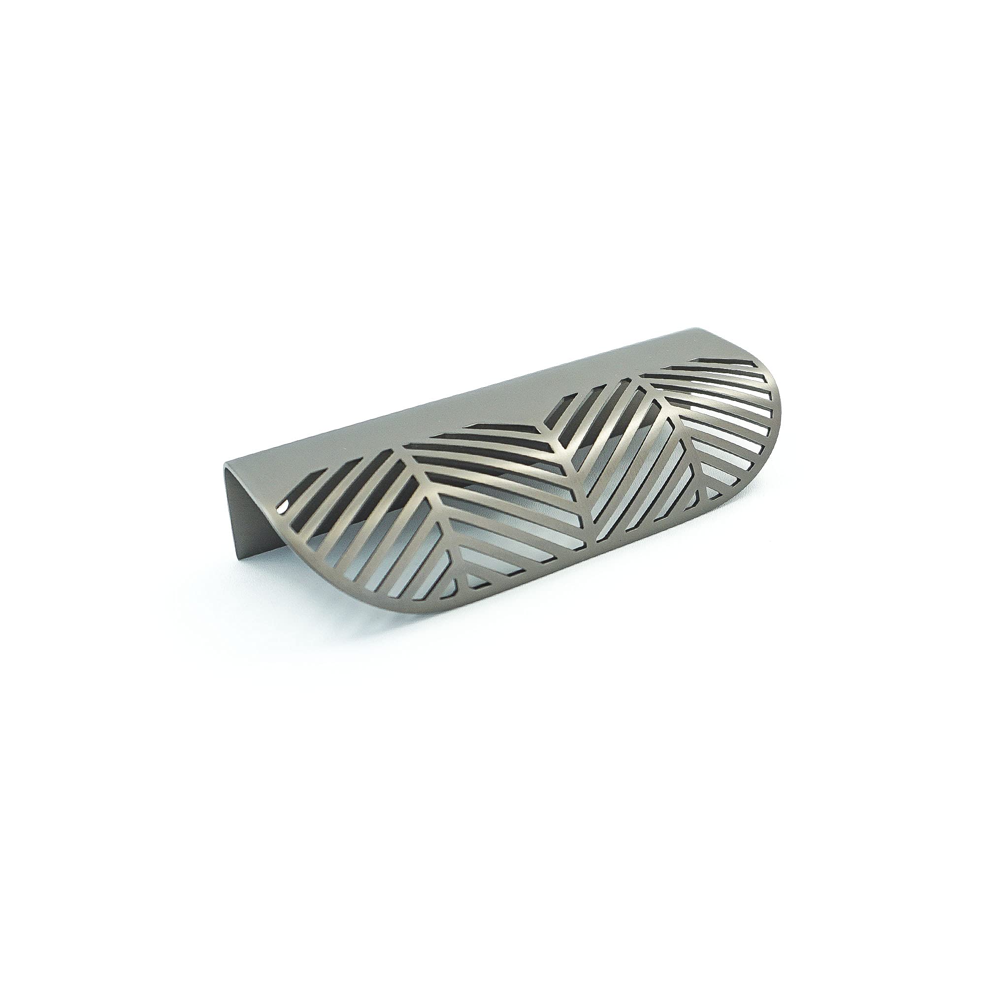 LBFEEL Unique Leaf Drawer Pulls - Gun Metal Cabinet Knobs, Dresser Handles for Kitchen Cabinets, Wardrobe, Cupboard Hardware (Large Size) - Perfect for Modern Home Decor & Furniture Upgrades