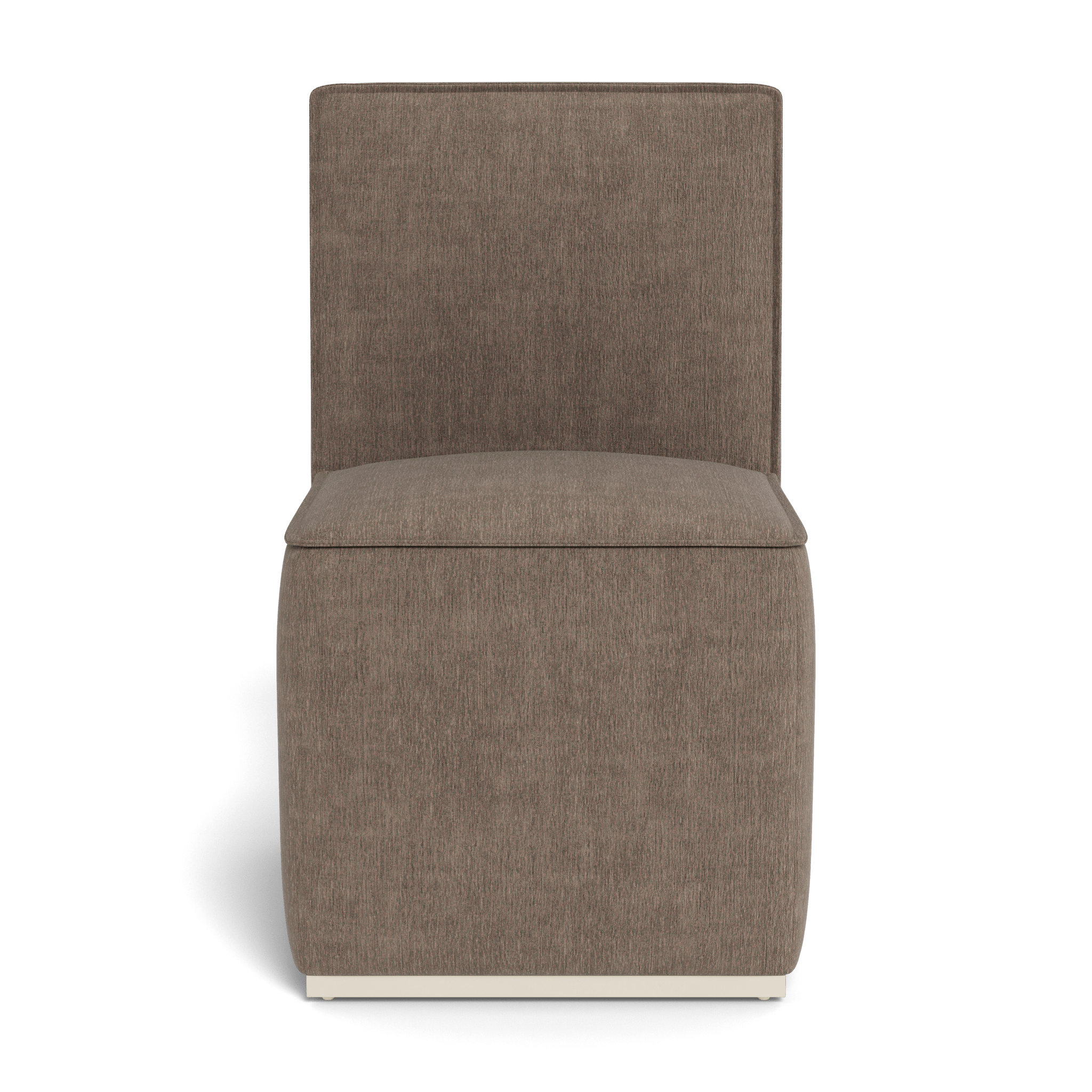 Santorini Outdoor Armless Dining Chair - Weather-Resistant Patio Furniture for Garden, Poolside, and Backyard Dining