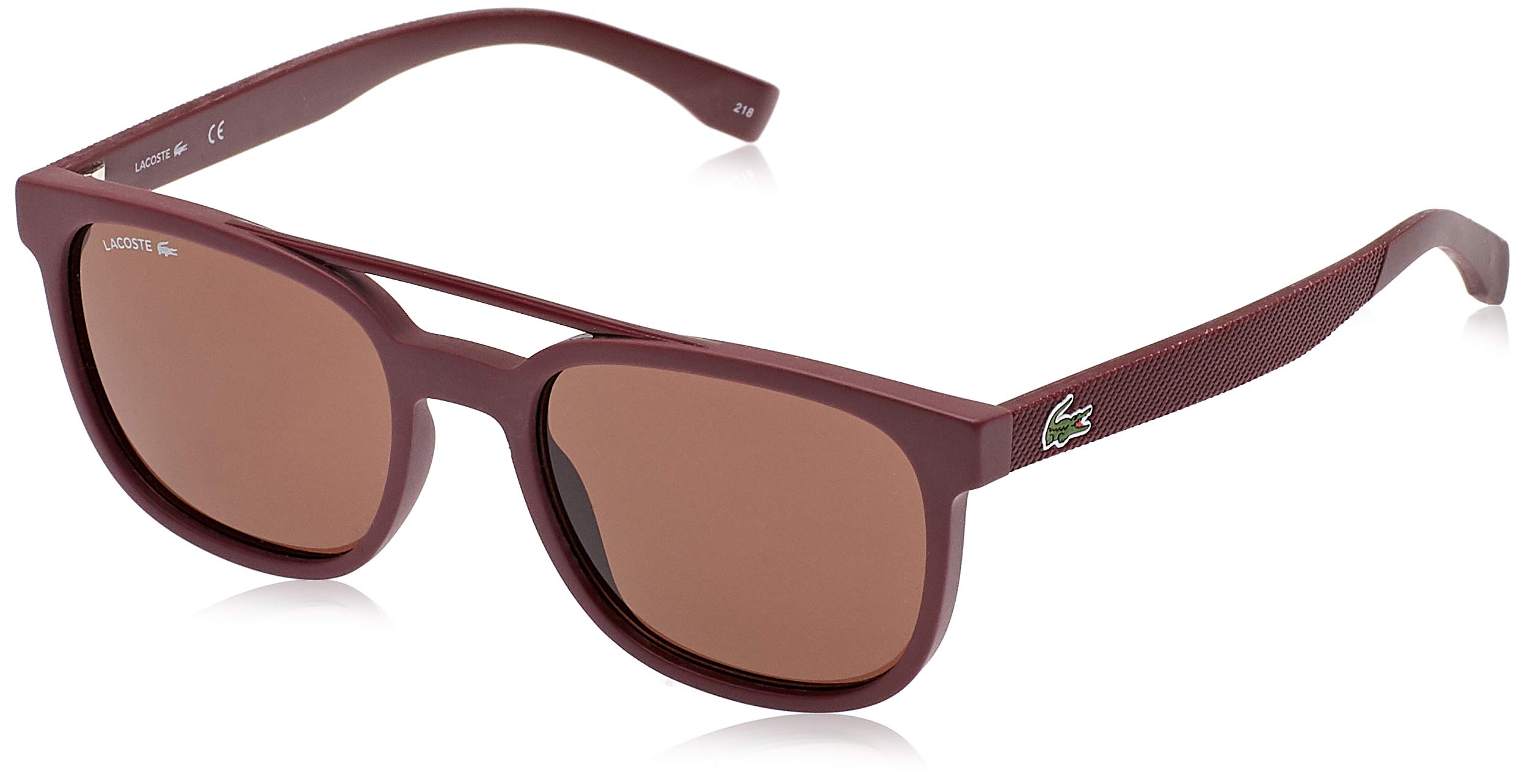 Lacoste L883s Rectangular Sunglasses for Men - Polarized UV Protection, Classic Aviator Style - Perfect for Driving, Outdoor Sports & Summer Fashion