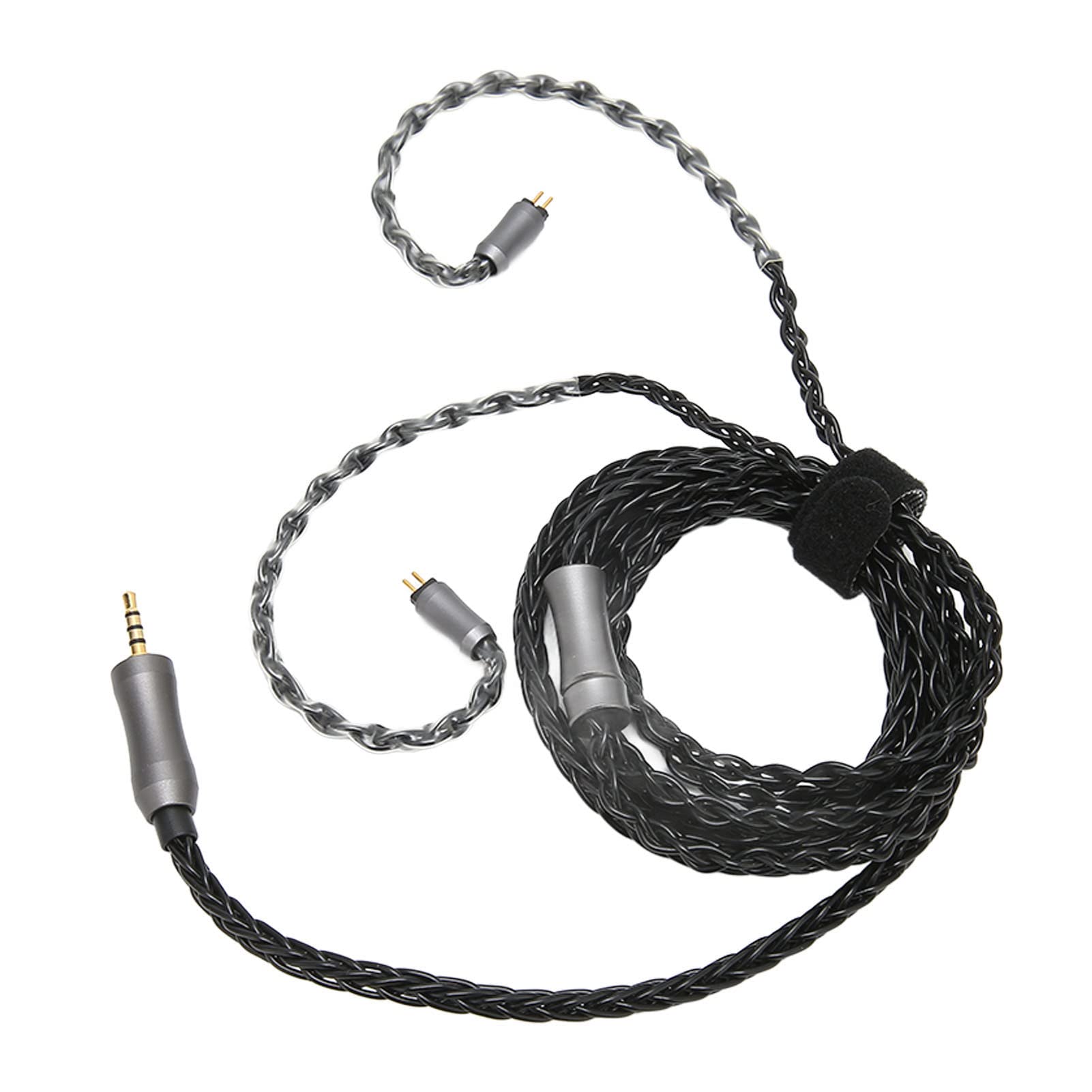 Minifinker Replacement Headphones Cable - 8 Core Silver Plated 2 Pin Audio Cable for MP4, Tablet & Mobile Devices | High Purity Sound with Clear Vocals | Perfect for Gaming, Music & Online Classes