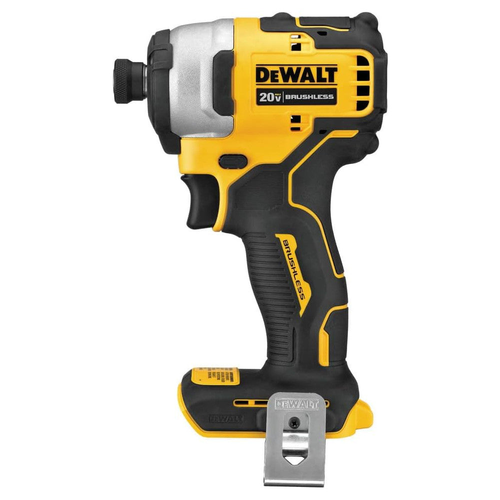 DEWALT DCF809C1 20V MAX Compact Brushless Impact Driver (Refurbished) - Powerful Cordless Tool for DIY & Professional Use - Includes DEWALT Warranty - Perfect for Construction, Woodworking & Home Improvement Projects