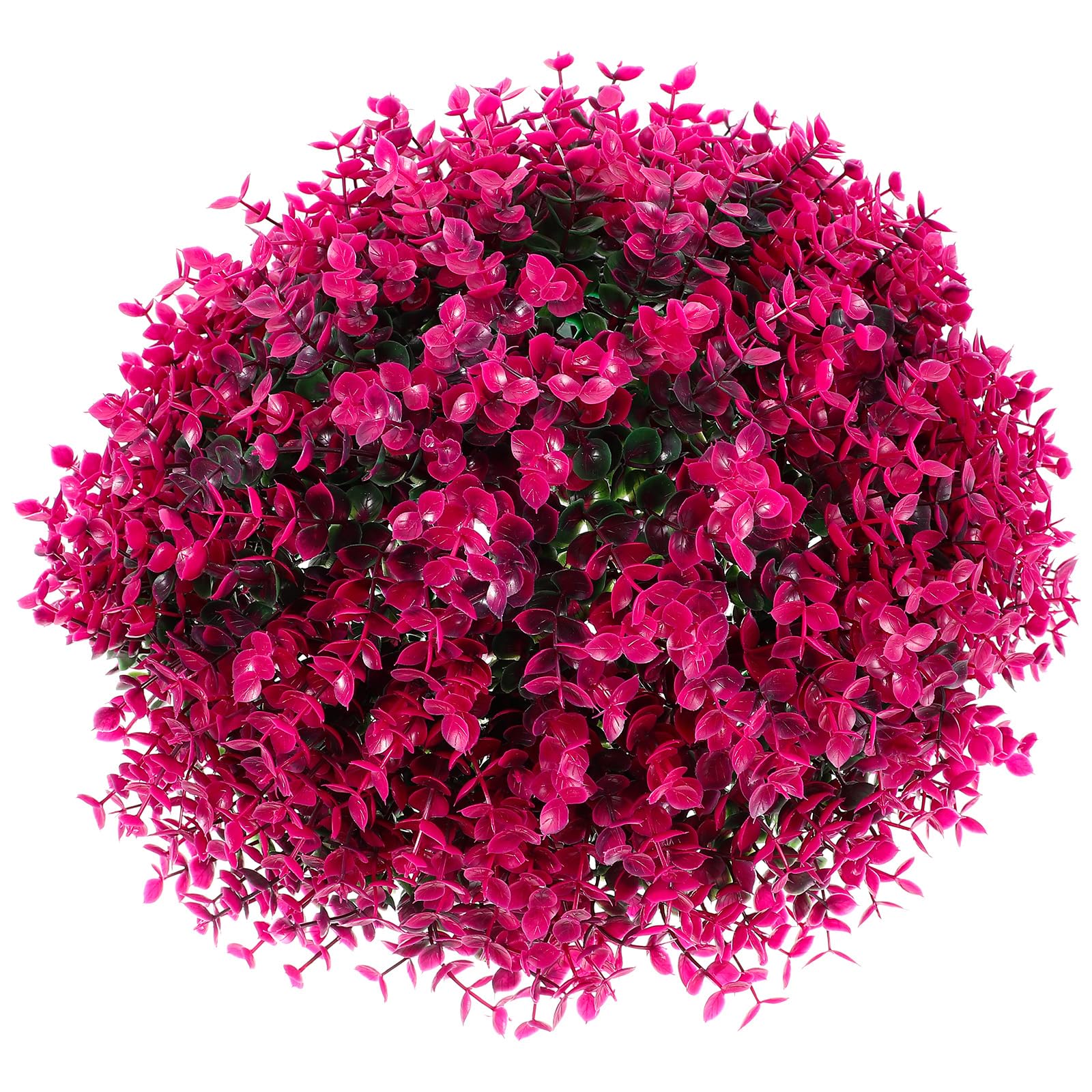 EXCEART Artificial Topiary Balls - Faux Eucalyptus Leaf Grass Decorative Balls for Ceiling, Backyard, Balcony, Garden, Wedding & Home Decor - Perfect for Indoor/Outdoor Use