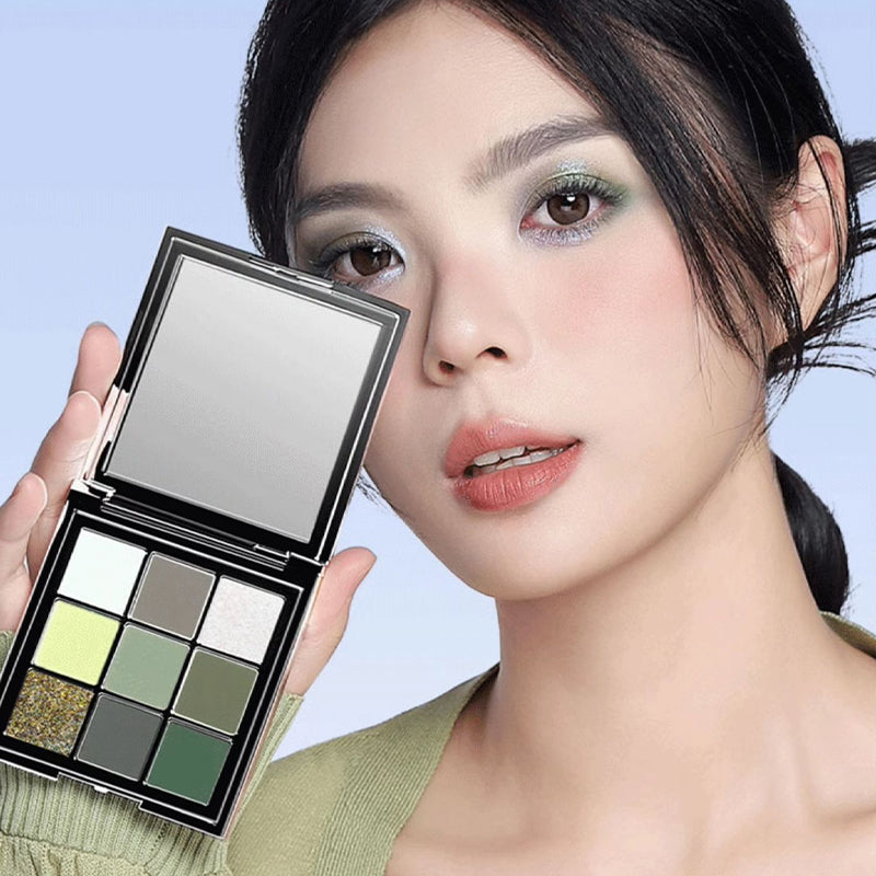 Shedella Dreamy Nine Color Eyeshadow Palette - Long Lasting, Highly Pigmented Makeup Palette for Day & Night Looks - Perfect for Parties, Weddings & Everyday Glam