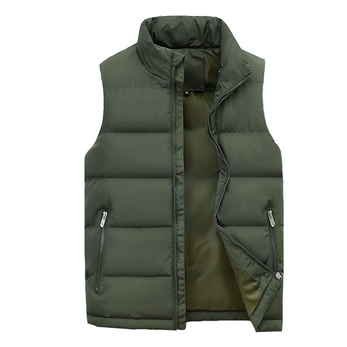 Yoawdats Men's Lightweight Packable Quilted Down Vest - Sleeveless Puffer Gilet Jacket for Winter Warmth | Outdoor Hiking, Camping & Casual Wear