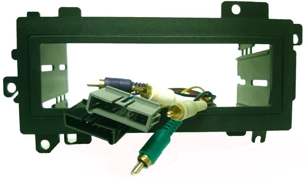 Single DIN Radio Dash Kit & Wiring Harness for Dodge 600K (1984-1987), Aries K (1984-1989), Caravan (1984-2000), Charger (1984-1987), Dakota (1987-2000) - Easy Aftermarket Stereo Installation Upgrade for Better Sound & Connectivity